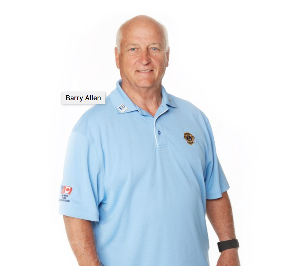 Barry Allen, featured in Lions magazine this month. Photo from feature.