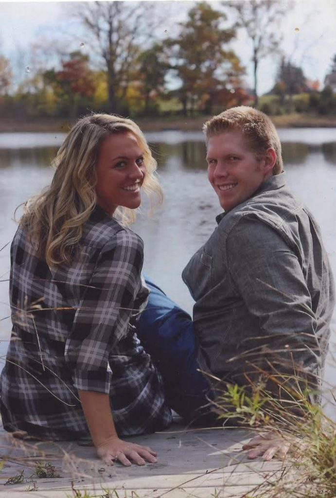 Rebecca Long-Ross and Nicholas Ross married one year ago on July 31, 2015. Photo courtesy of the Long family.