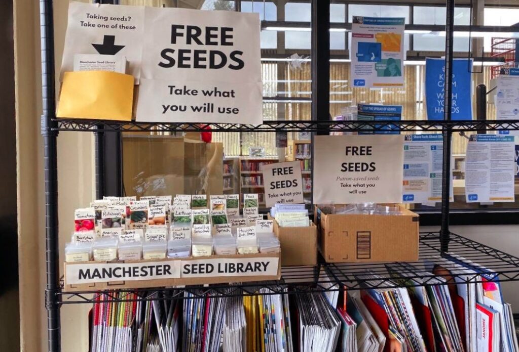 Free seeds available at the Seed Library The Manchester Mirror