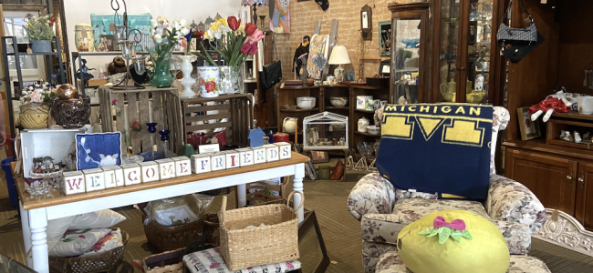 Vintage Flea opens with music, flowers, and lots to see