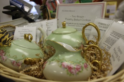 Antique Tea Set silent auction item.