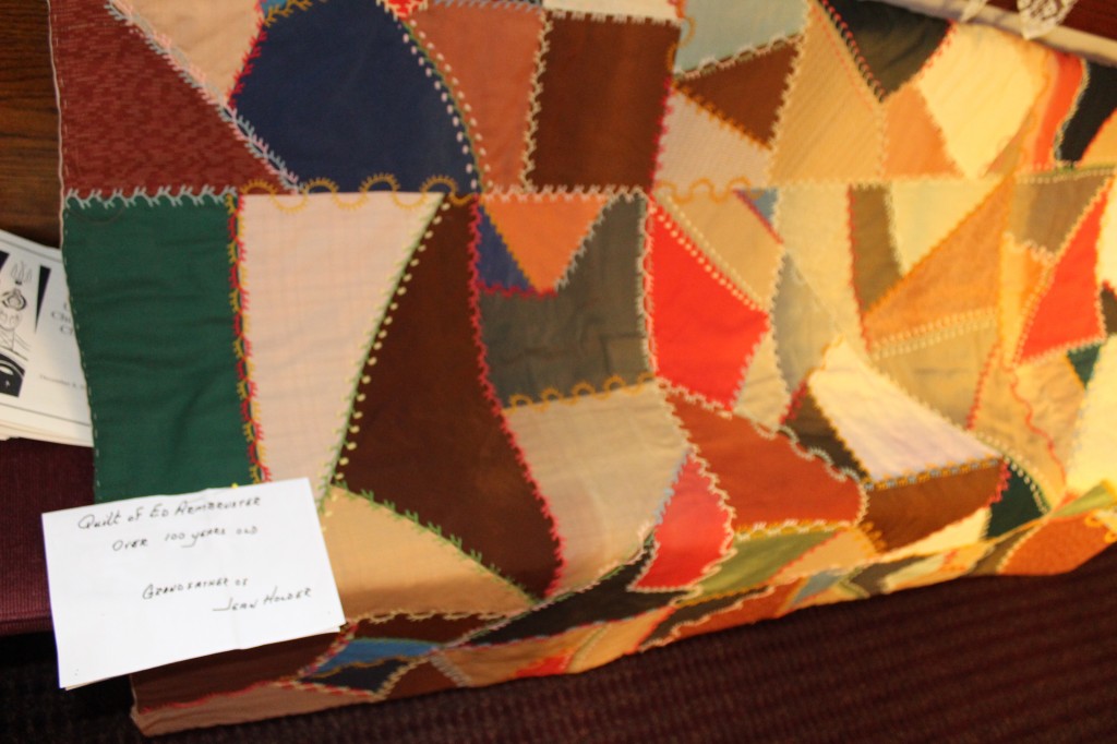 Quilt of Ed Armbruster, this quilt is over 100 years old.