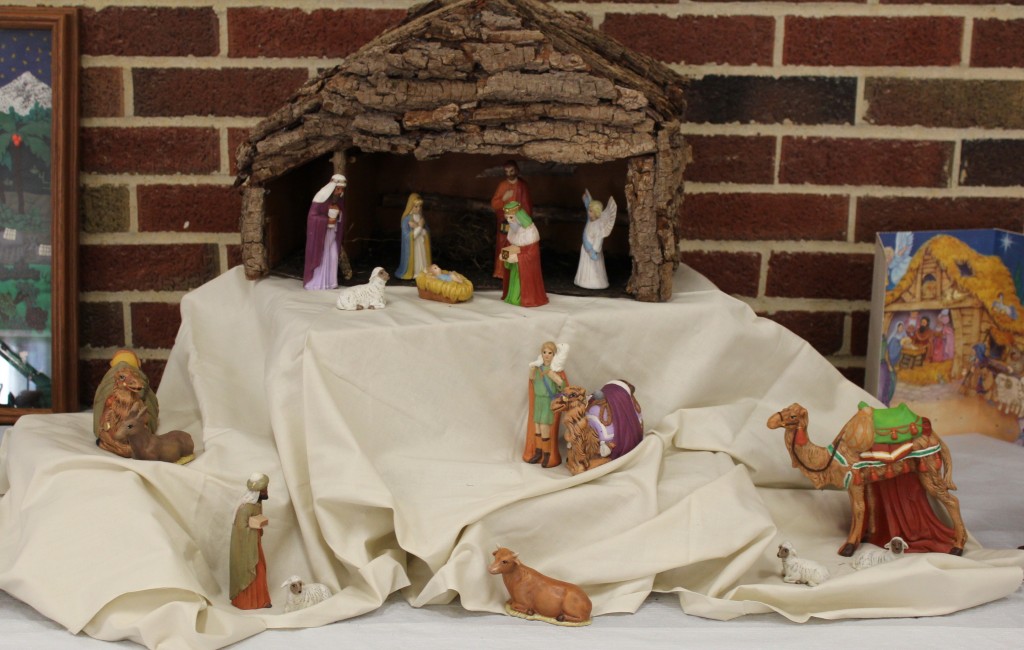 Nativity scene at Bethel UCC.