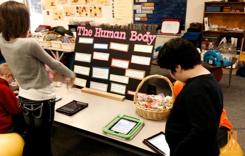 Manchester Voices educated kids about the body, and the dangers of smoking to said body.