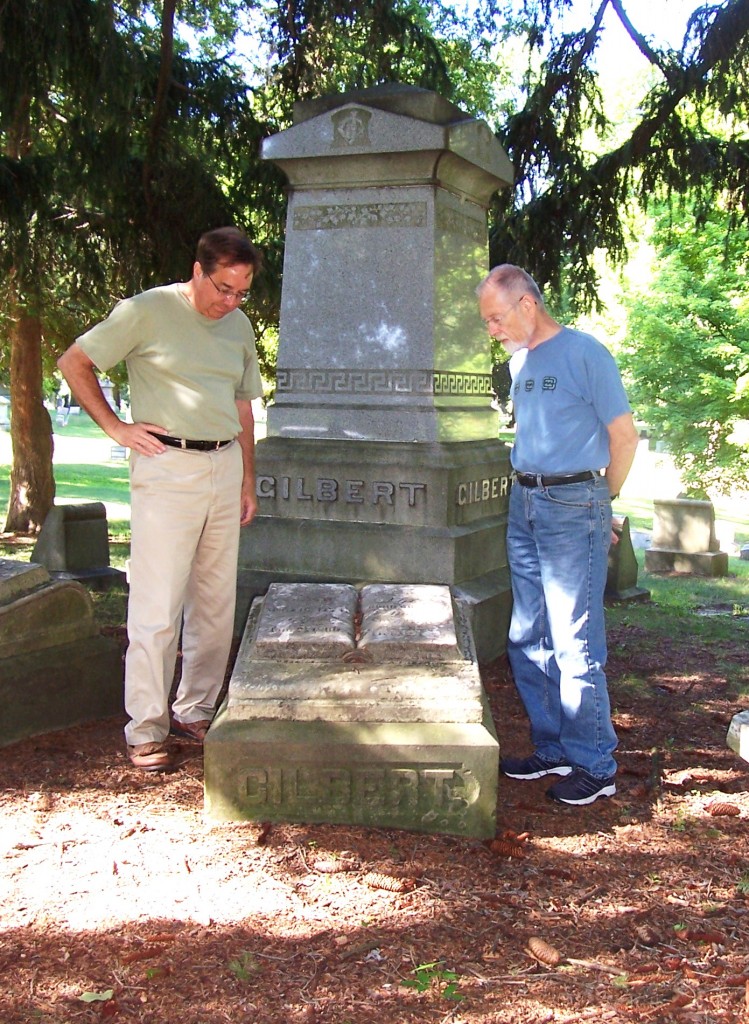 Figure 6 - At Gilbert's Grave