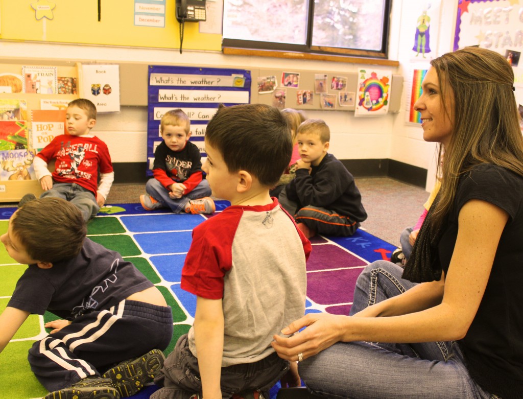 Ms. Danielle is the lead teacher in the all-day 4-year old preschool room