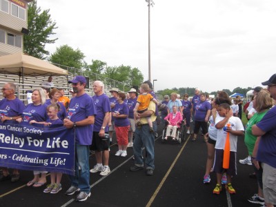 Dozens of survivors took part in last year's Relay For Life. 