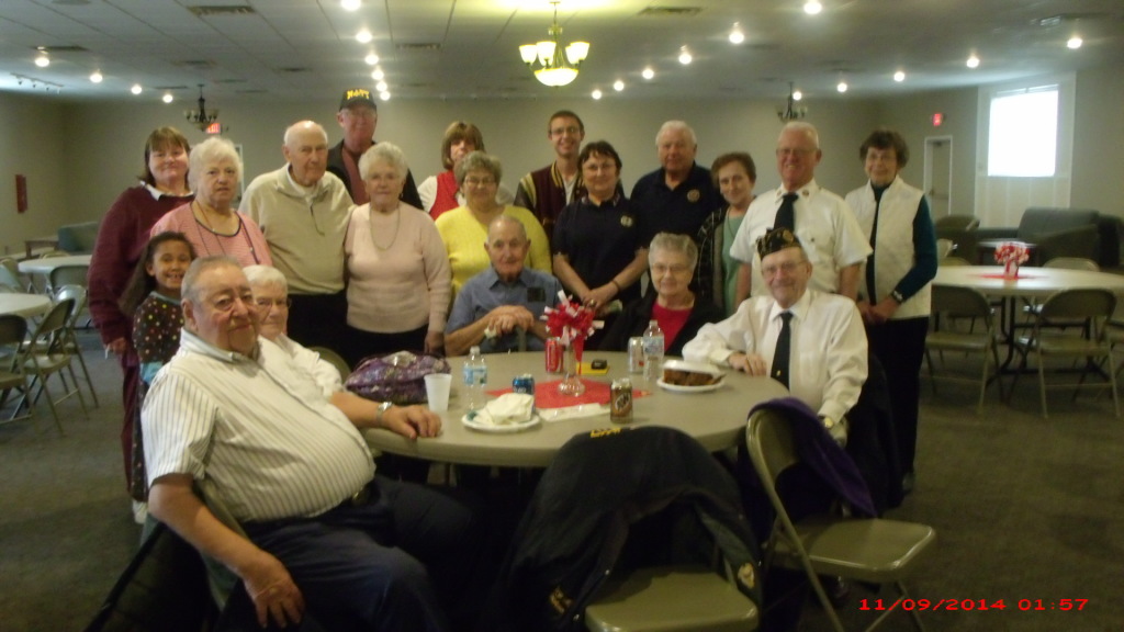 American Legion and Auxiliary members gathered last week in recognition of Veterans Day.