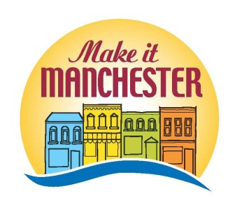 The "Make it Manchester" logo was developed by local graphic artist Brenda Queen.