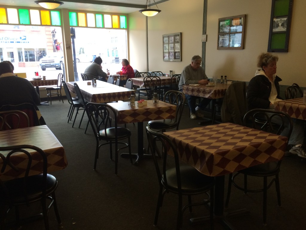 Even in the middle of the afternoon, customers enjoy the relaxed atmosphere at Frank's Place. 