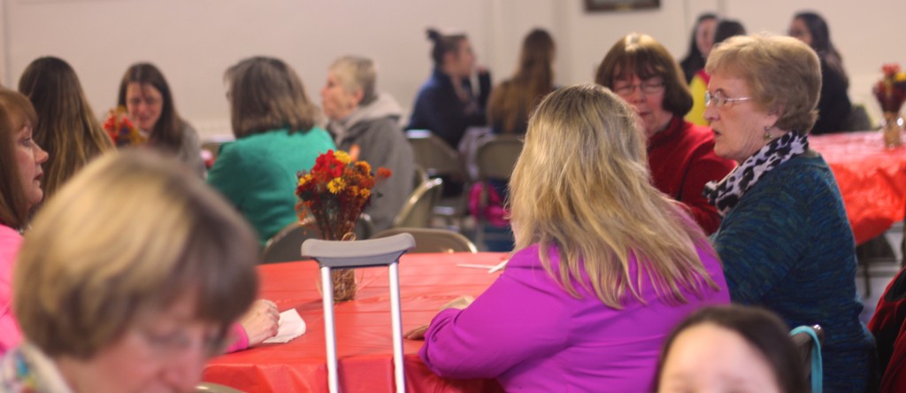 The 2nd Annual All Chocolate Potluck had 40+ woman attend which was double last year's attendance. 