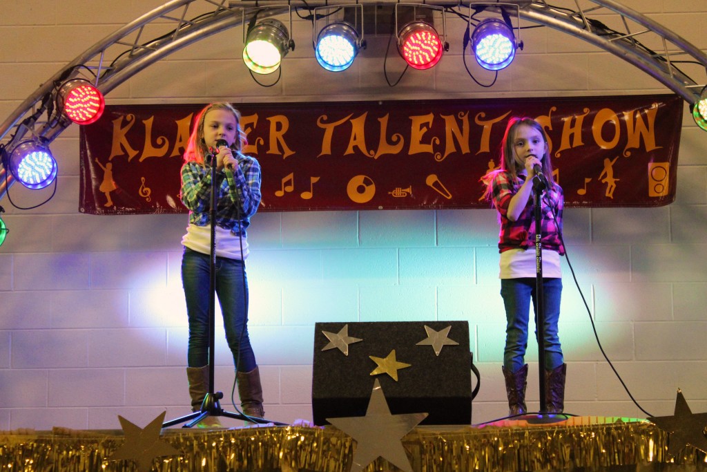 Savanah Flint and Aubrey Lauer sang Girl in a Country Song by Maddie and Tae.