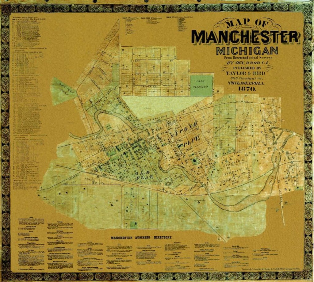 Figure 9 – Low-Resolution Image of 1870 Taylor & Bird Map of Manchester