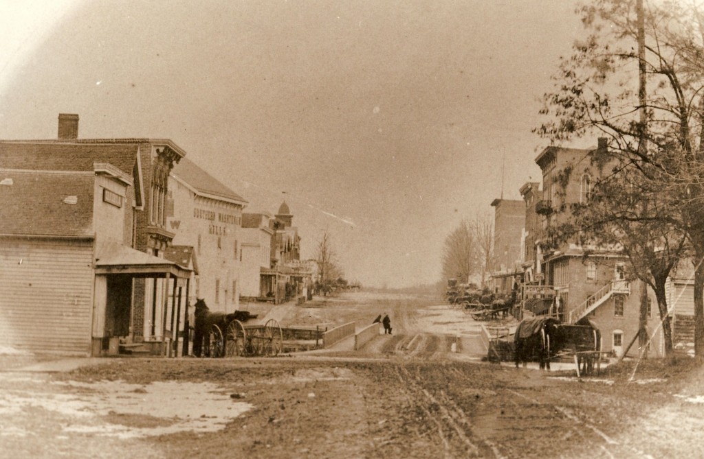 Manchester circa 1867, the year our village was incorporated. 