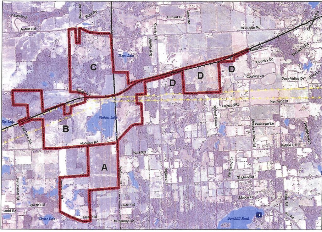 The map of the land that had been proposed to be purchased back in 2012 (image courtesy of Raymond Berg).
