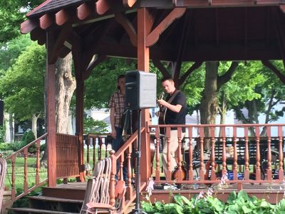 Last week's gazebo concert featured a variety of local music from Brad Phillips and Jacob Warren. 