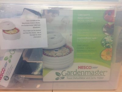 You can borrow this food dehydrator to preserve summer's bounty for the winter months, now at the Manchester District Library!