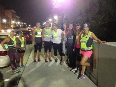 This group of women has literally been running night and day in training for a 200-mile relay September 30 in western Michigan.