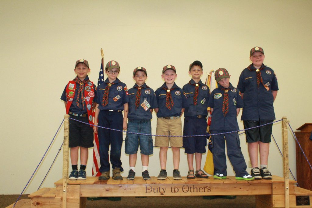 Cub Scouts hold Annual Rank Advancement Ceremony The