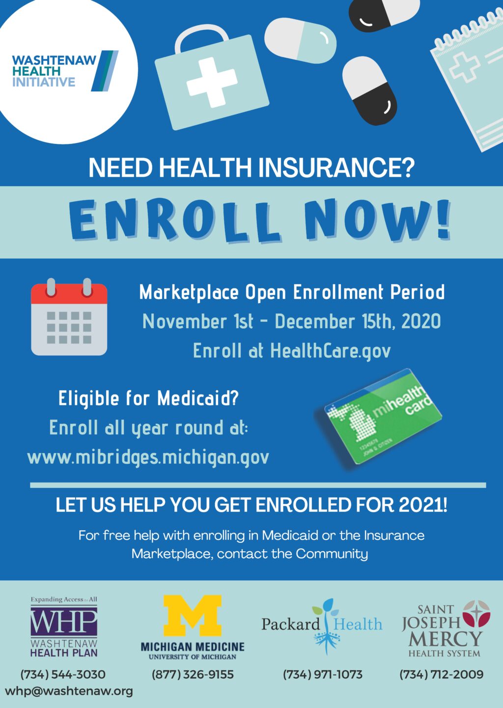 Health Insurance Marketplace Open Enrollment is Nov. 1 to Dec. 15 The