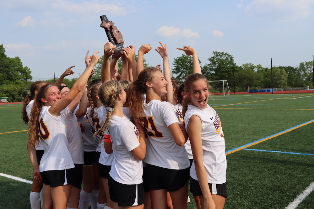 Varsity soccer team are district champions! | The Manchester Mirror