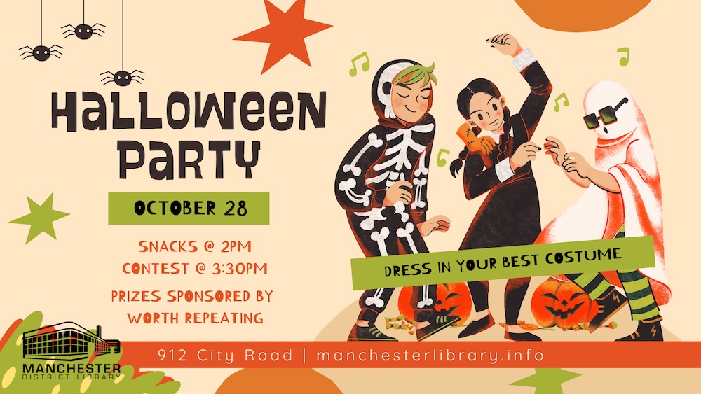 Library holding Community Halloween Party & Costume Contest The